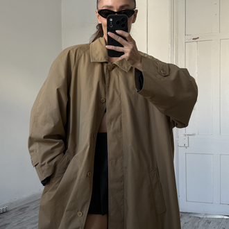 Novelti İtalyan 3 Mevsim Çıkarılabilir Kaşe Astar Detaylı Maxi Trenchcoat