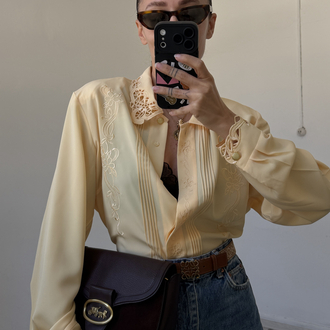 Alman Silky Touch Delikişi Detaylı Kimono Gömlek