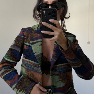 DW Shop Hollanda Menşeili Orj. El Dokuma Exclusive Blazer