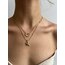 Heart Shape & Sea Star Seçmeli 18k Gold Pl Premium Çelik Kolyeler