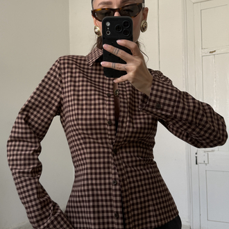 Cotton Blend İspanyol Güncel Kum Saati Model Gömlek