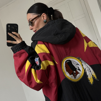 Orjinal NFL Red Skins İçi Kapitone Kaplama Dolgulu Unisex Mont