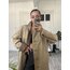 Burberry London Çift Taraflı Giyilebilir Unisex Tenchcoat/Yün Kaban