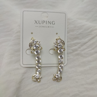 Çelik komple taşlı Xuping küpe