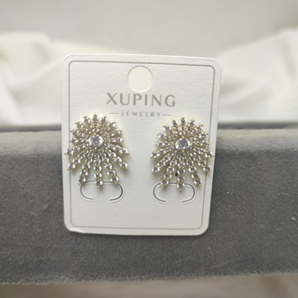 Çelik Xuping taşlı küpe 