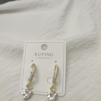 Çelik Xuping Taşlı küpe