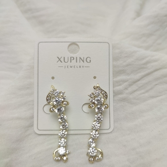 Çelik komple taşlı Xuping küpe