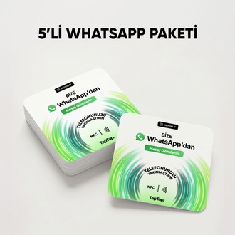5'Li Whatsapp NFC Kartı