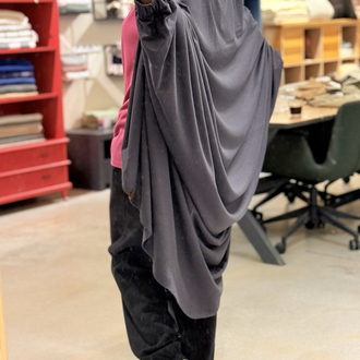 Antrasit-Oversize Modal Ceket
