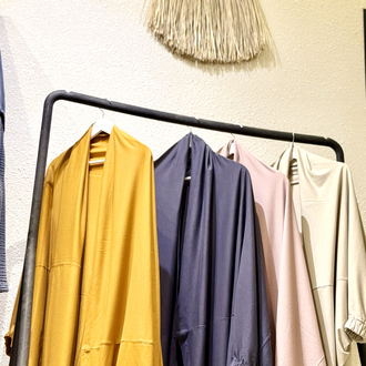 Pudra-Oversize Modal Ceket
