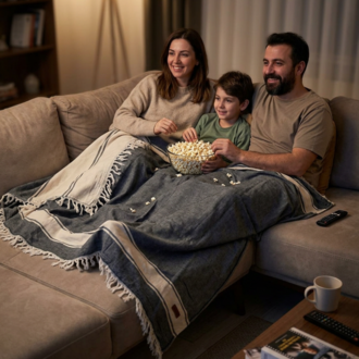 Antrasit TV Örtüsü