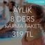 Aylık 8 Ders Karma Paket