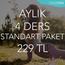 Aylık 4 Ders Standart Paket