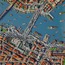 Fractal İstanbul - Pandemi - KUŞBAKIŞI FineArt İmzalı 70 X 70 cm