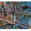 Fractal İstanbul - GOLDENHORN - FineArt İmzalı 90 X 250 cm