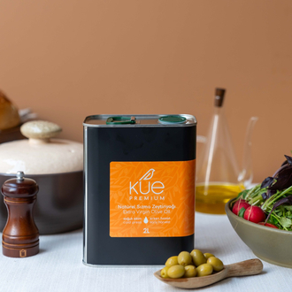 Kue Premium Erken Hasat Soğuk Sıkım Natürel Sızma Zeytinyağı 2 lt