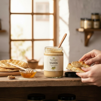 %100 Yerli Susamdan Taş Değirmen Tahini