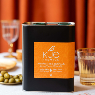 Kue Premium Erken Hasat Soğuk Sıkım Natürel Sızma Zeytinyağı 2 lt