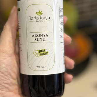 Katkısız Aronya Meyve Suyu 250 ml Tanıtım Fiyatı