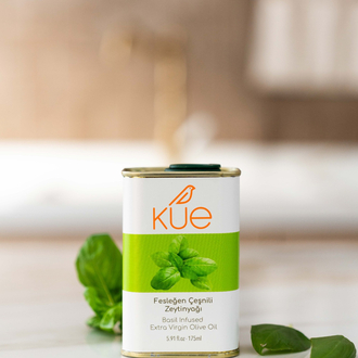 Kue Fesleğen Çeşnili Natürel Sızma Zeytinyağı 175 mL
