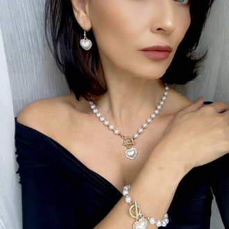 Kalpli inci set 