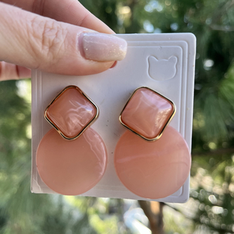 Soft pembe küpe