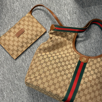 GUCCİ-Giglio Tote Bag