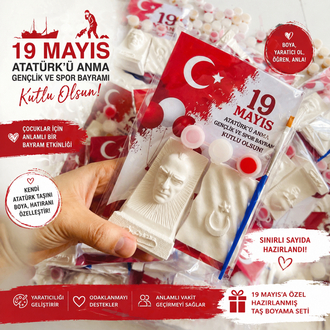 Atatürk Büstü Türk Bayrağı Set