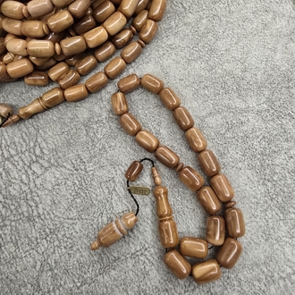 1 ADET 9MM13MM İBRAHİM UYSAL İMZALI EFE BOY MASKOT KUKA TESBİH.