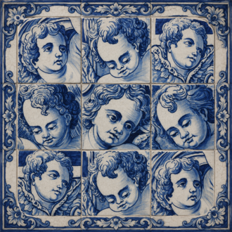 Cherub Harmony | Azulejo Koleksiyonu