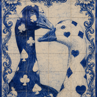 Kindred Hearts | Azujela Wall Art