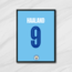 Manchester City - Erling Haaland Forma Tablı
