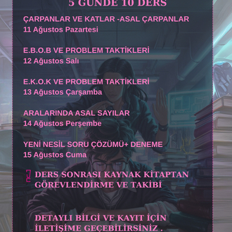 LGS 2026 KAMPI: Çarpanlar Katlar