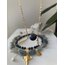 Forse Chain Lapis Necklace