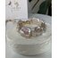 Rectangle Keshi Pearl Bracelet