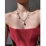 Obsidian x Baroque Pearl Necklace