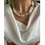 Rectangle Keshi Pearl Necklace