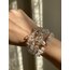 Multi-Layers Crystal Quartz Bracelet