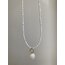 Collier avec Deux Perles