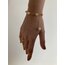 Warm Light Pearl Chain Bracelet