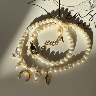 Moon Whisper Pearl Necklace