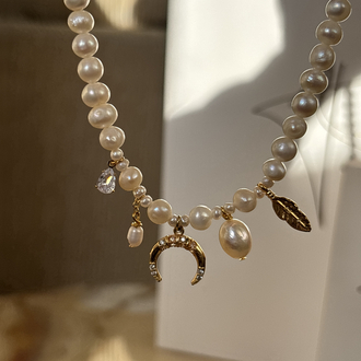 Moon Whisper Pearl Necklace