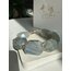 Unique Huge Aqua-Agate Bracelet