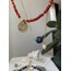 Forse Chain Lapis Necklace