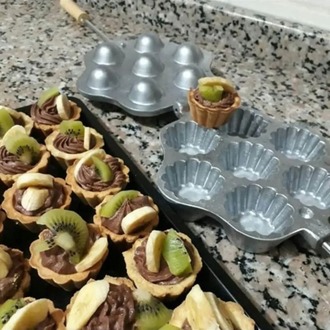 Ocak Üstü 7 Gözlü Döküm Tartolet Kalıbı