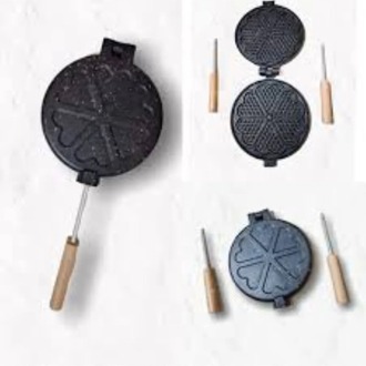 Ocak Üstü Waffle Granit Döküm Tartolet Kalıbı