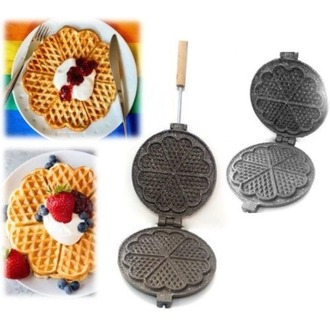 Ocak Üstü Waffle Granit Döküm Tartolet Kalıbı