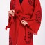 Eye Kırmızı Pamuklu Müslin Kimono