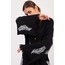 Ostrich Taş Başkılı Pamuklu Kimono Siyah