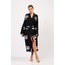 Eye Siyah Pamuklu Müslin Kimono